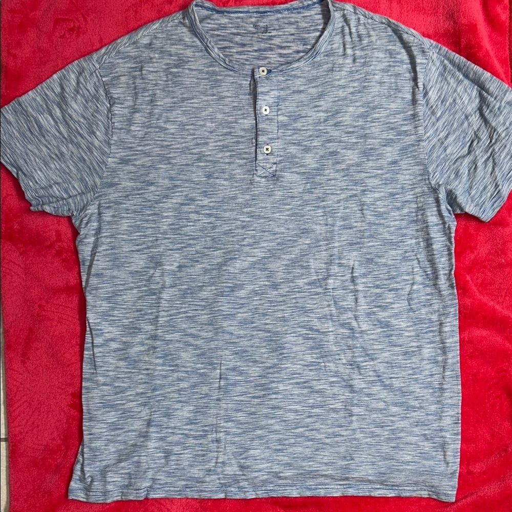 GAP Blue Henley Shirt for Men